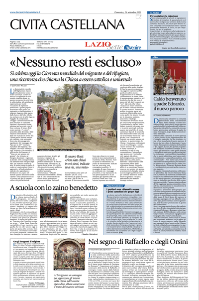 Avvenire - pagina diocesana del 26/09/2021